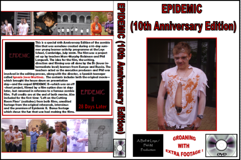Epidemic (10th Anniversary Edition) DVD cover