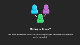 Moving to Group 7 (Example Pop Up Message)
